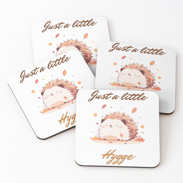Item preview, Just a Little Bit Hygge Cute Hedgehog Design designed and sold by bloompprint.