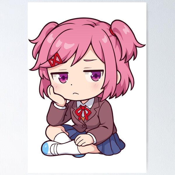 Item preview, Natsuki Chibi Cute designed and sold by CoinflowerArt.