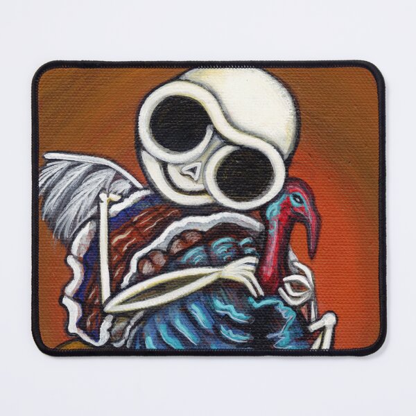 Item preview, Thanks Turkey - Creepy Cute Thanksgiving Vegan Art designed and sold by Morbidly Adorable: Art of Misty Monster.
