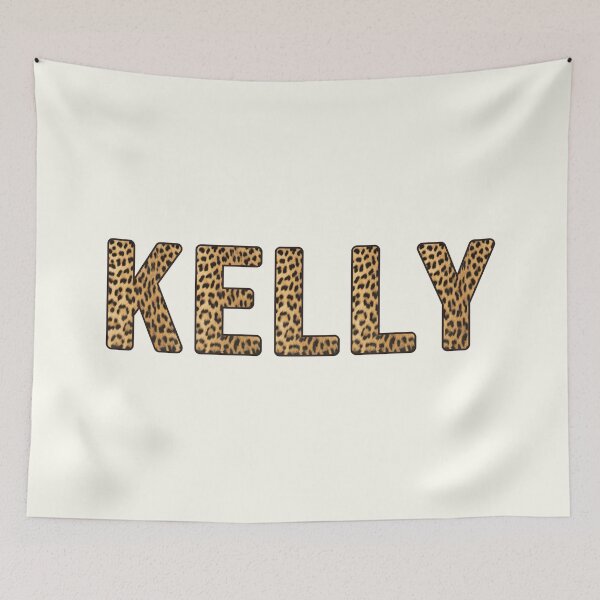 Item preview, Kelly Name Leopard Print designed and sold by Jeallan Designs.
