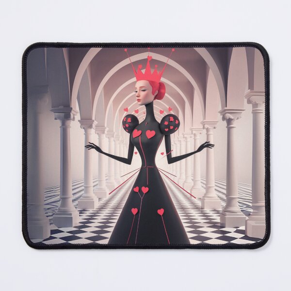 Item preview, Minimalist Queen of Hearts – Wonderland Palace designed and sold by FusiTink.
