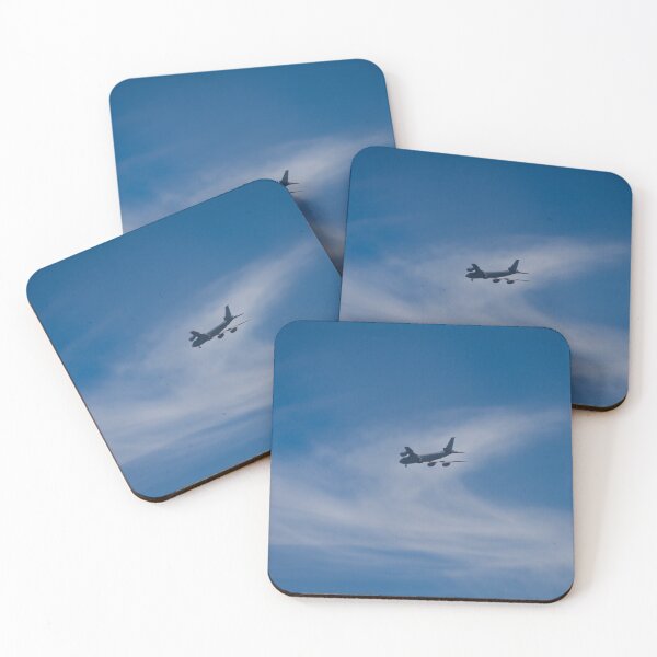 Item preview, A sleek plane streaks across the blue sky, leaving a crisp white trail  designed and sold by EyezWatchin.