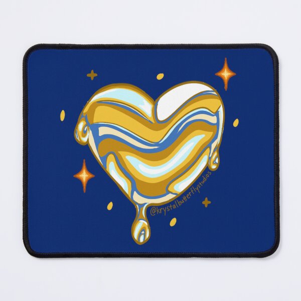 Item preview, Stardust Wax Heart Cosmic Galaxy Love Illustration designed and sold by KrystalBStudios.