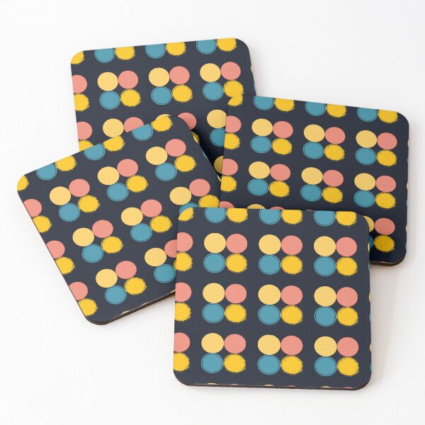 Item preview, Retro Colorful Dots Pattern - Mid Century Modern Design designed and sold by VAGABOND12.