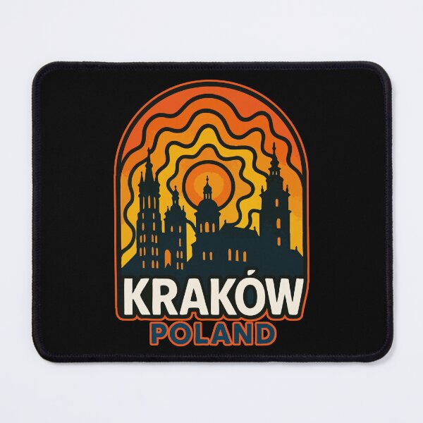 Artikelvorschau, Krakau, Polen – Retro-Reise entworfen und verkauft von TomFrontierArt.