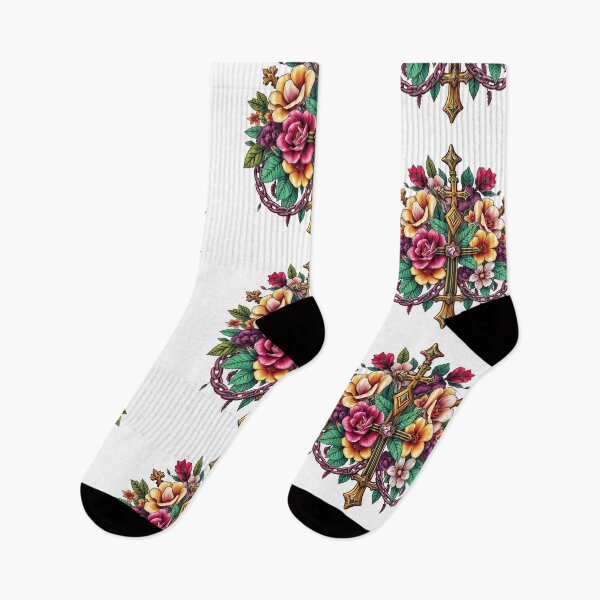 Item preview, Floral crossing  designed and sold by Roxburylane.