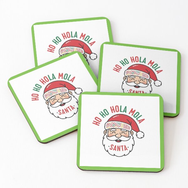 Item preview, Ho Ho Hola Mola Santa - Funny Spanish Christmas Design` designed and sold by EdCraftProjects.