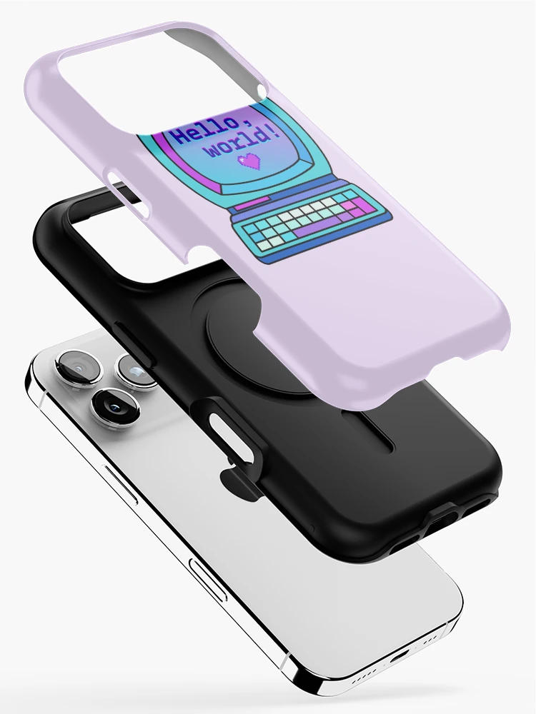 Thumbnail 2 of 4, iPhone Case, Retro UI Webcore Hello World Computer Screen designed and sold by EndTaskStudio.