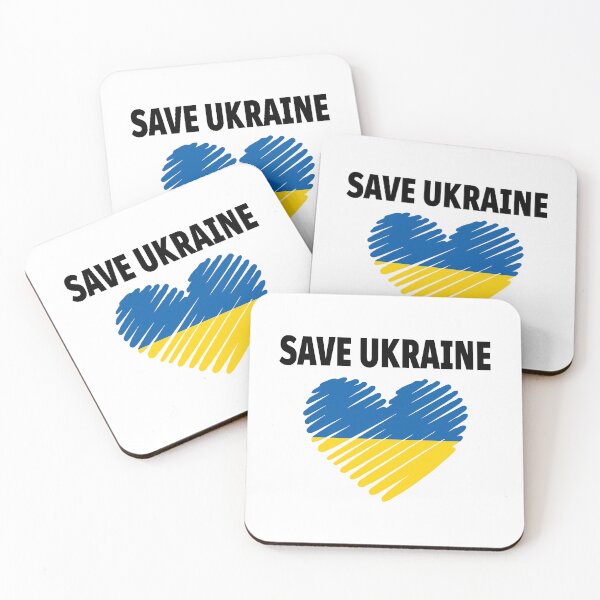Item preview, Ukraine Heart Flag – Blue and Yellow Support Ukraine Symbol, Hand-Drawn Ukrainian Pride Design designed and sold by BrainBubbleArt.
