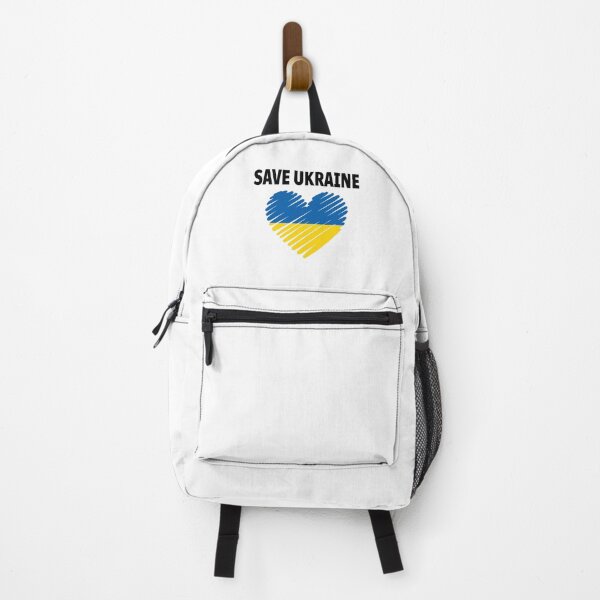 Item preview, Ukraine Heart Flag – Blue and Yellow Support Ukraine Symbol, Hand-Drawn Ukrainian Pride Design designed and sold by BrainBubbleArt.
