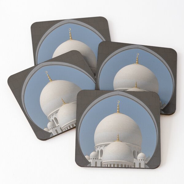 Item preview, Archway Framing the Majestic White Mosque Dome designed and sold by Greysline.