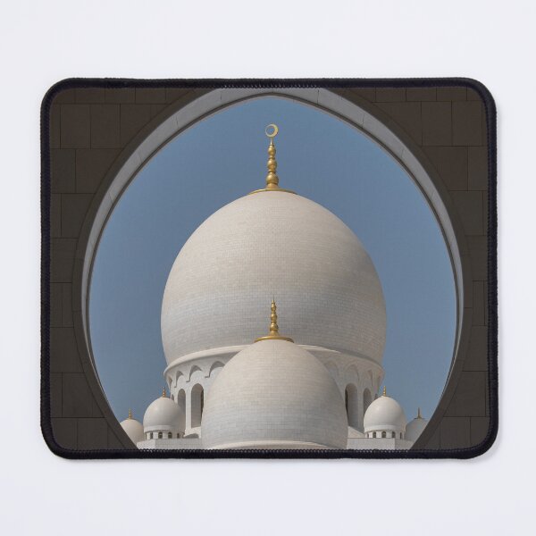 Item preview, Archway Framing the Majestic White Mosque Dome designed and sold by Greysline.