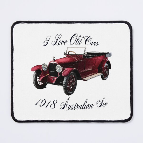Item preview, 1918 Australian Six Vintage Car Art designed and sold by Michael van der Hoorn.