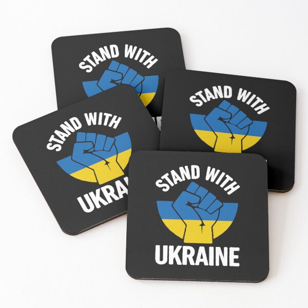 Item preview, Stand With Ukraine – Pro Ukraine Activism Fist Graphic | Ukrainian Flag Solidarity & Freedom Support Design designed and sold by BrainBubbleArt.
