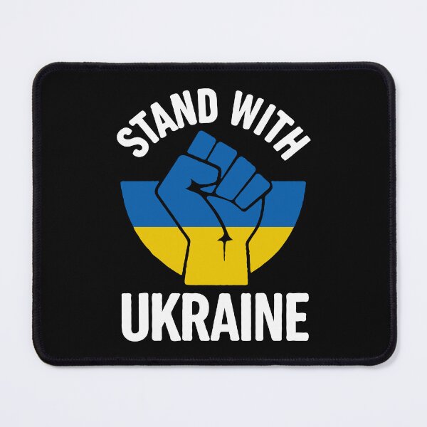Item preview, Stand With Ukraine – Pro Ukraine Activism Fist Graphic | Ukrainian Flag Solidarity & Freedom Support Design designed and sold by BrainBubbleArt.