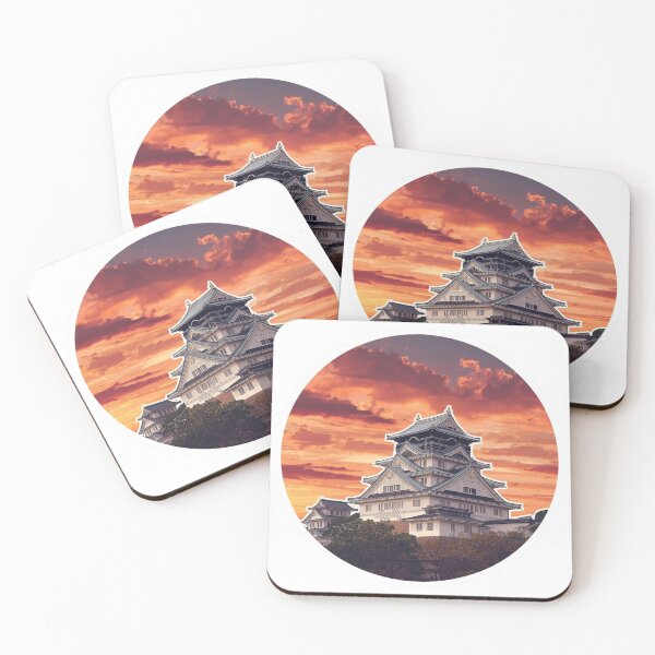 Item preview, Himeji Dreamfire – Castle in the Swirling Sunset designed and sold by AndrewYoko.