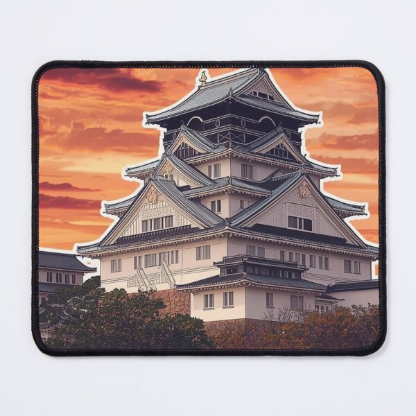 Item preview, Himeji Dreamfire – Castle in the Swirling Sunset designed and sold by AndrewYoko.