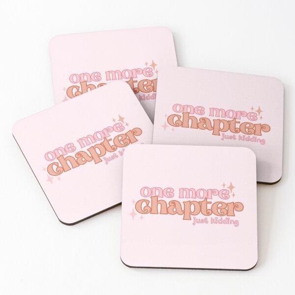 Item preview, One More Chapter (just kidding) Orange/Pink *+:｡.｡ designed and sold by BookishCharmCo.