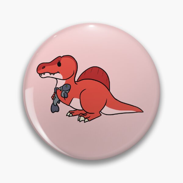 Aperçu de l'œuvre Spino rouge avec son poisson créée et vendue par WindyFizz.