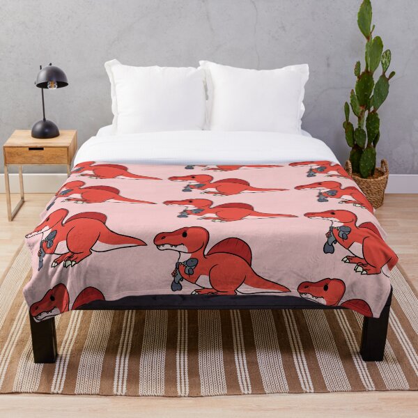 Aperçu de l'œuvre Spino rouge avec son poisson créée et vendue par WindyFizz.