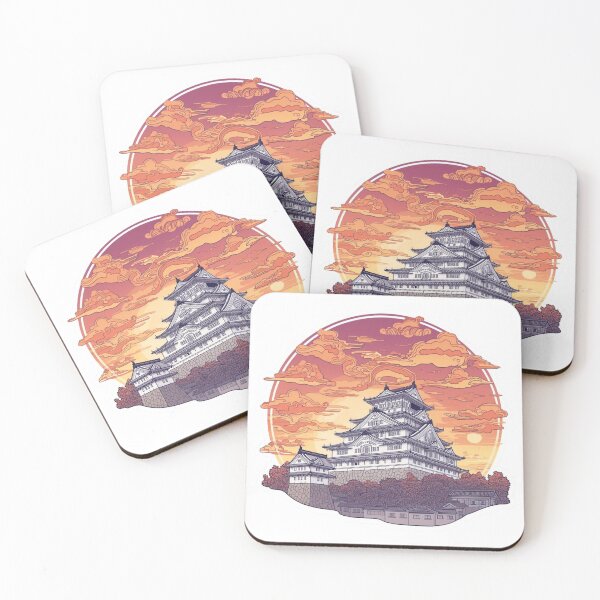 Item preview, Sunset Whispers of Himeji Castle designed and sold by AndrewYoko.