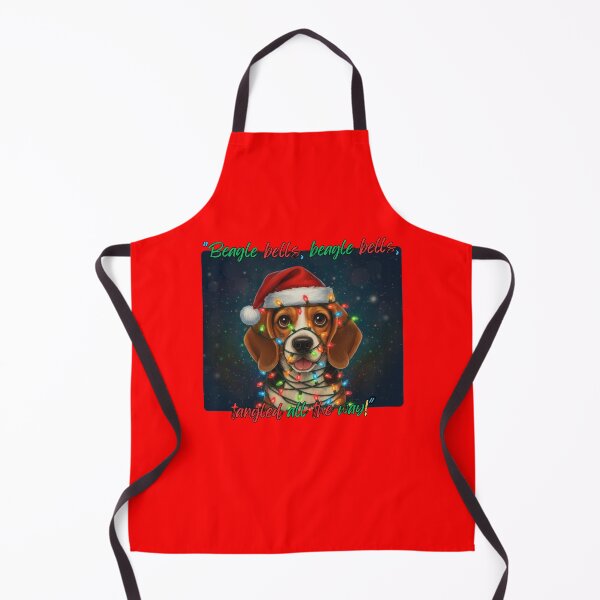 Item preview, "Beagle bells, beagle bells, tangled all the way!" designed and sold by Brickroad Dsigns.