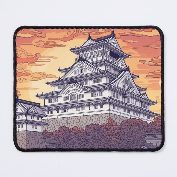 Item preview, Sunset Whispers of Himeji Castle designed and sold by AndrewYoko.