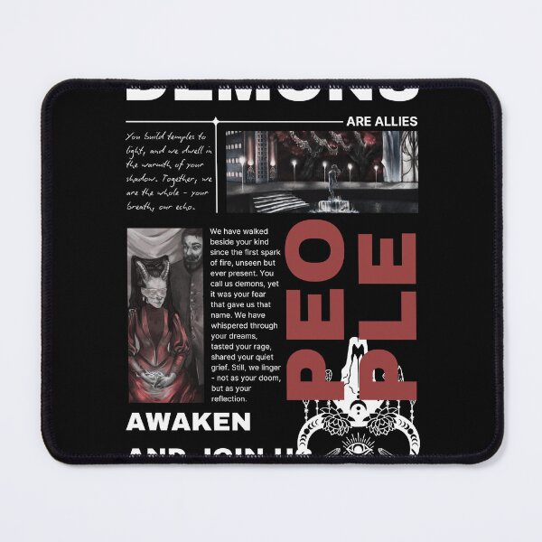 Item preview, Dark Demon Recruitment – Vintage “Join Us” Magazine Design designed and sold by DanniDan.
