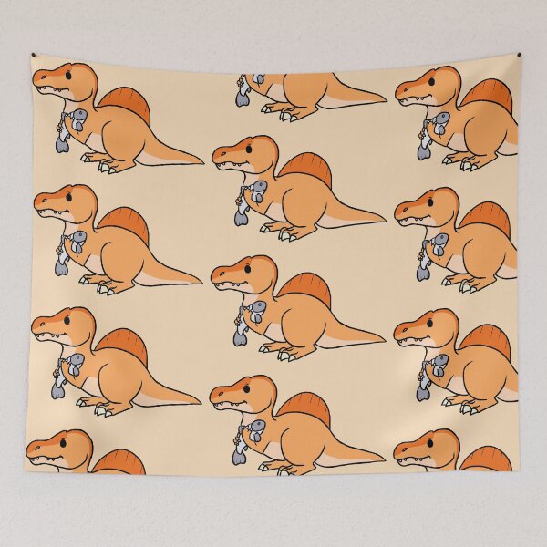 Item preview, Orange Spino with his fish designed and sold by WindyFizz.