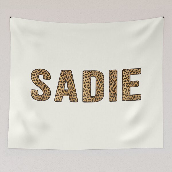 Item preview, Sadie Name Leopard Print designed and sold by Jeallan Designs.