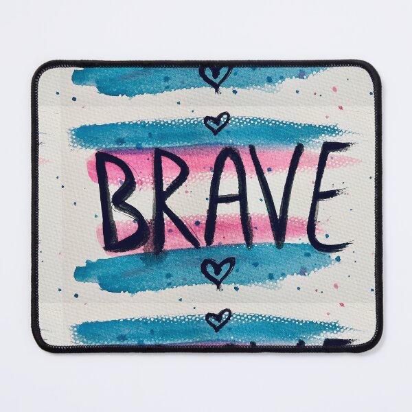 Item preview, Original Watercolor “Brave” - Transgender Pride Flag Art designed and sold by JamesDArting.