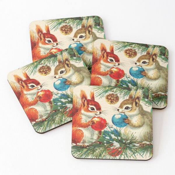 Item preview, Two Cute Squirrels Holding Glass Balls  designed and sold by scicilysimonee.
