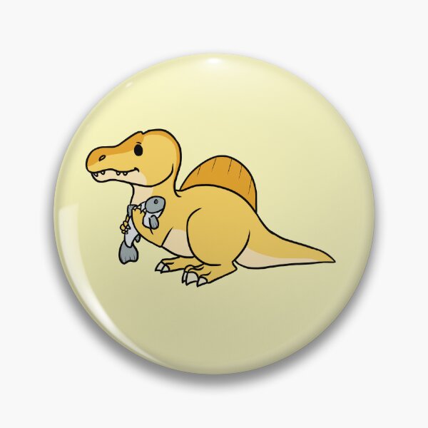 Item preview, Yellow Spino with his fish designed and sold by WindyFizz.