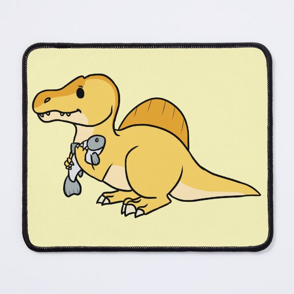 Item preview, Yellow Spino with his fish designed and sold by WindyFizz.