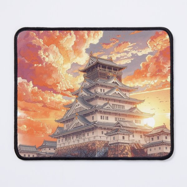 Item preview, Himeji Radiance – Castle Beneath the Burning Sky designed and sold by AndrewYoko.