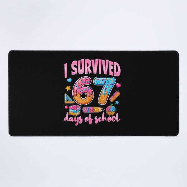 Item preview, I Survived 67 Days of School Funny Six Seven Meme for Teachers & Students designed and sold by NuralsArt.
