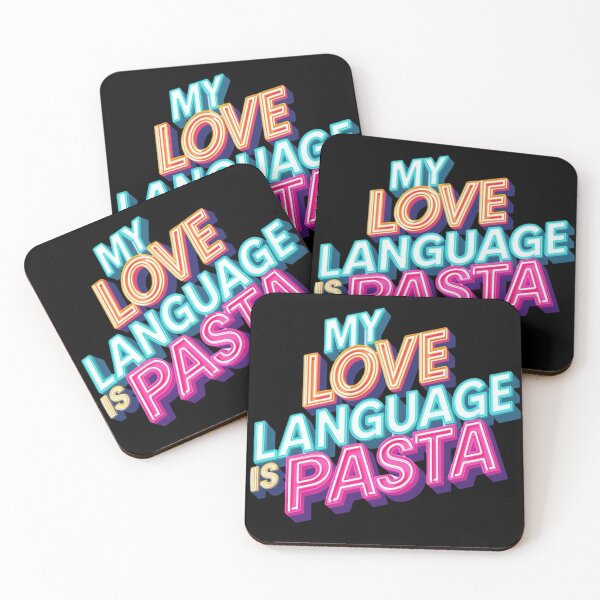 Item preview, MY LOVE LANGUAGE IS PASTA - Italian Humor Gift Idea – Fun Phrase & Cultural Joke designed and sold by Sun Sand & Sea Art.
