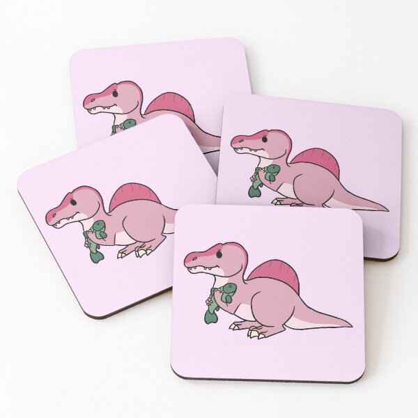Item preview, Pink Spino with his fish designed and sold by WindyFizz.