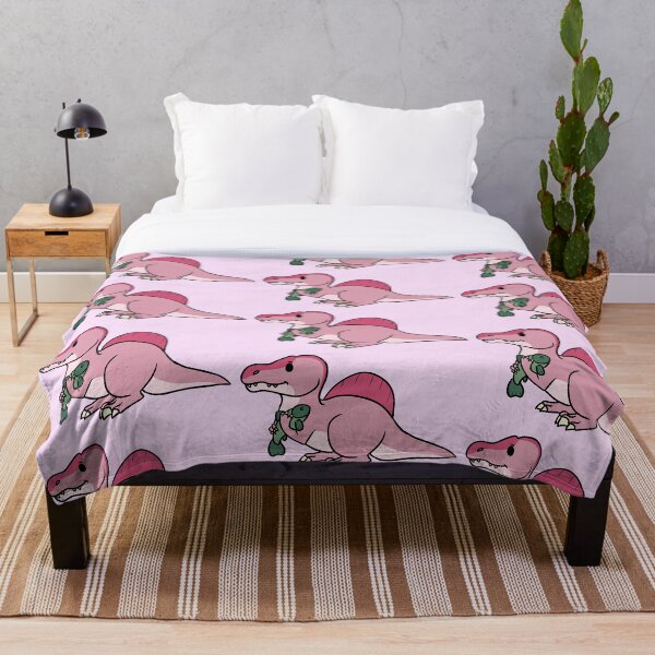 Aperçu de l'œuvre Spino rose avec son poisson créée et vendue par WindyFizz.