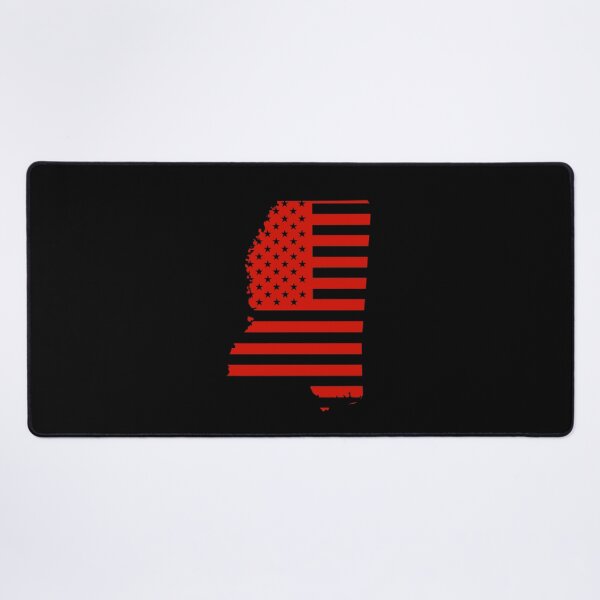 Item preview, Mississippi USA Flag Silhouette – Stars and Stripes State Outline designed and sold by Paper Drip.