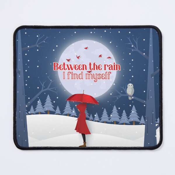 Item preview, A gentle and elegant touch: “Between the rain, I find myself.” designed and sold by novapub.