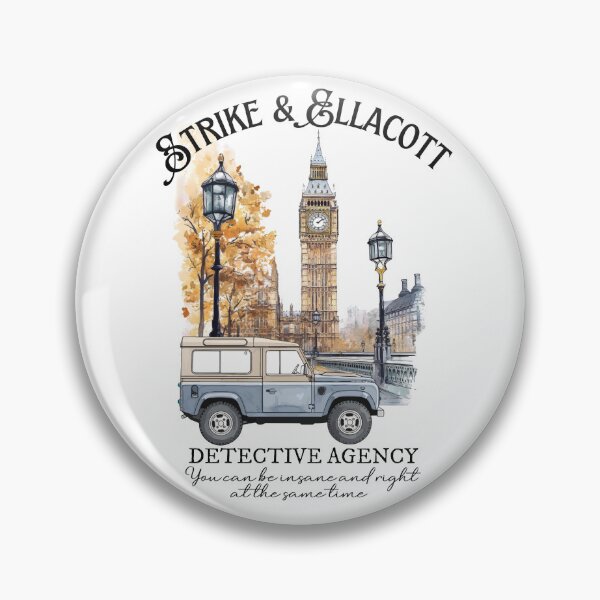 Item preview, Strike & Ellacott Detective Agency, Cormoran, Detective Bookish Gift Idea, Birthday Gift, Christmas Gift, Book Lover,  Detective Books Lover, You can be insane designed and sold by Gabriellina.