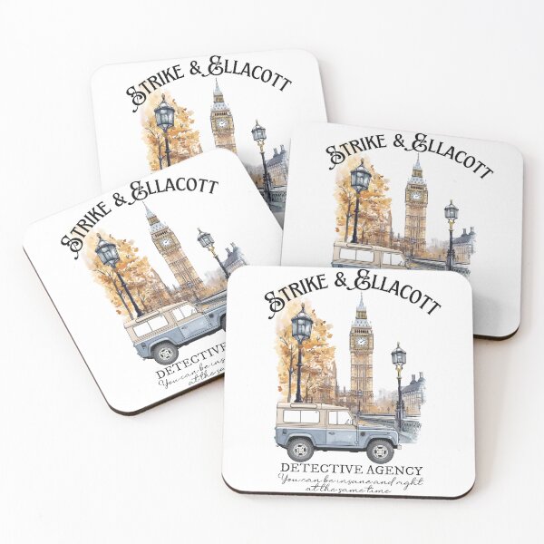 Item preview, Strike & Ellacott Detective Agency, Cormoran, Detective Bookish Gift Idea, Birthday Gift, Christmas Gift, Book Lover,  Detective Books Lover, You can be insane designed and sold by Gabriellina.