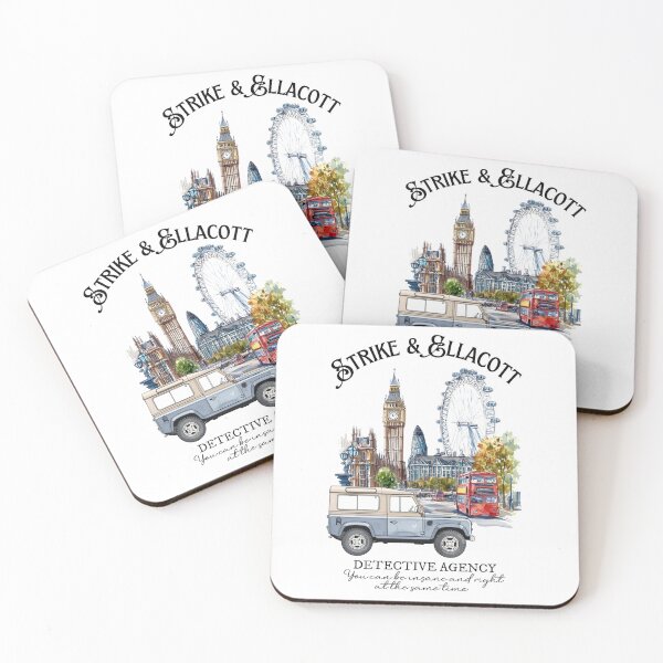 Item preview, Strike & Ellacott Detective Agency, Cormoran, Detective Bookish Gift Idea, Birthday Gift, Christmas Gift, Book Lover,  Detective Books Lover, You can be insane designed and sold by Gabriellina.