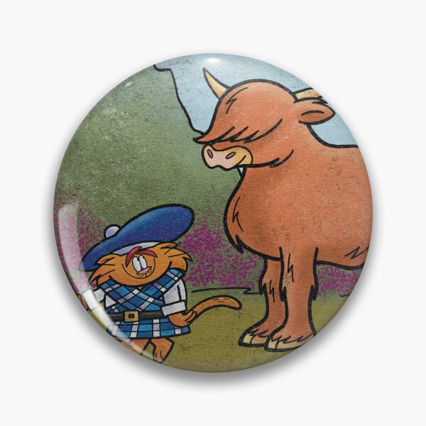 Item preview, Angus And His Highland Cow Friend  designed and sold by BeckyLCartoons.