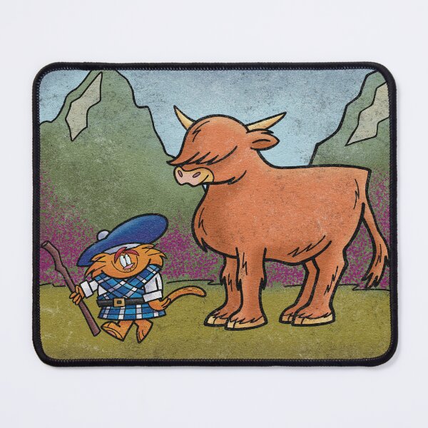 Item preview, Angus And His Highland Cow Friend designed and sold by BeckyLCartoons.
