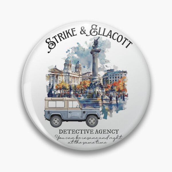 Item preview, Strike & Ellacott Detective Agency, Cormoran, Detective Bookish Gift Idea, Birthday Gift, Christmas Gift, Book Lover,  Detective Books Lover, You can be insane designed and sold by Gabriellina.