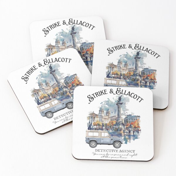 Item preview, Strike & Ellacott Detective Agency, Cormoran, Detective Bookish Gift Idea, Birthday Gift, Christmas Gift, Book Lover,  Detective Books Lover, You can be insane designed and sold by Gabriellina.