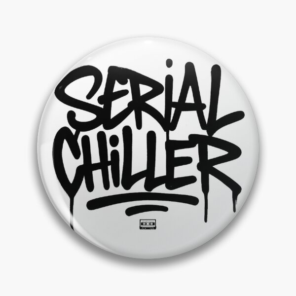 Item preview, Serial Chiller Graffiti Street Art Typography designed and sold by WHITE FLAME PRINTS.