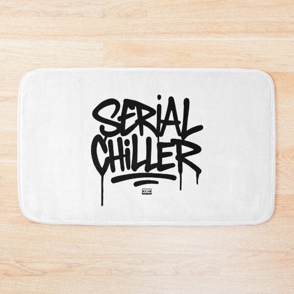 Item preview, Serial Chiller Graffiti Street Art Typography designed and sold by WHITE FLAME PRINTS.